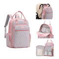 Multifunction Baby Diaper Bag Backpack, Travel Maternity Nappy Bag for Moms, 12x7x16 Inches