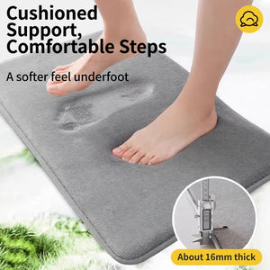 Cushioned support, about 16mm thick