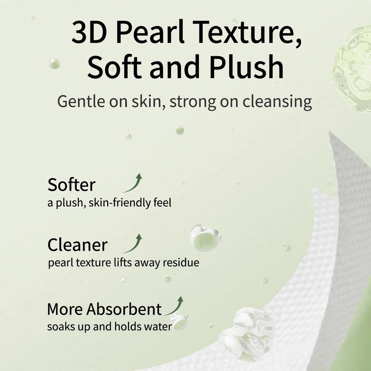 3D pearl texture, soft and plush
