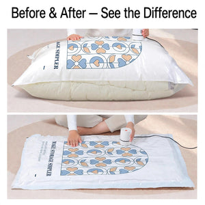 Before and after compression