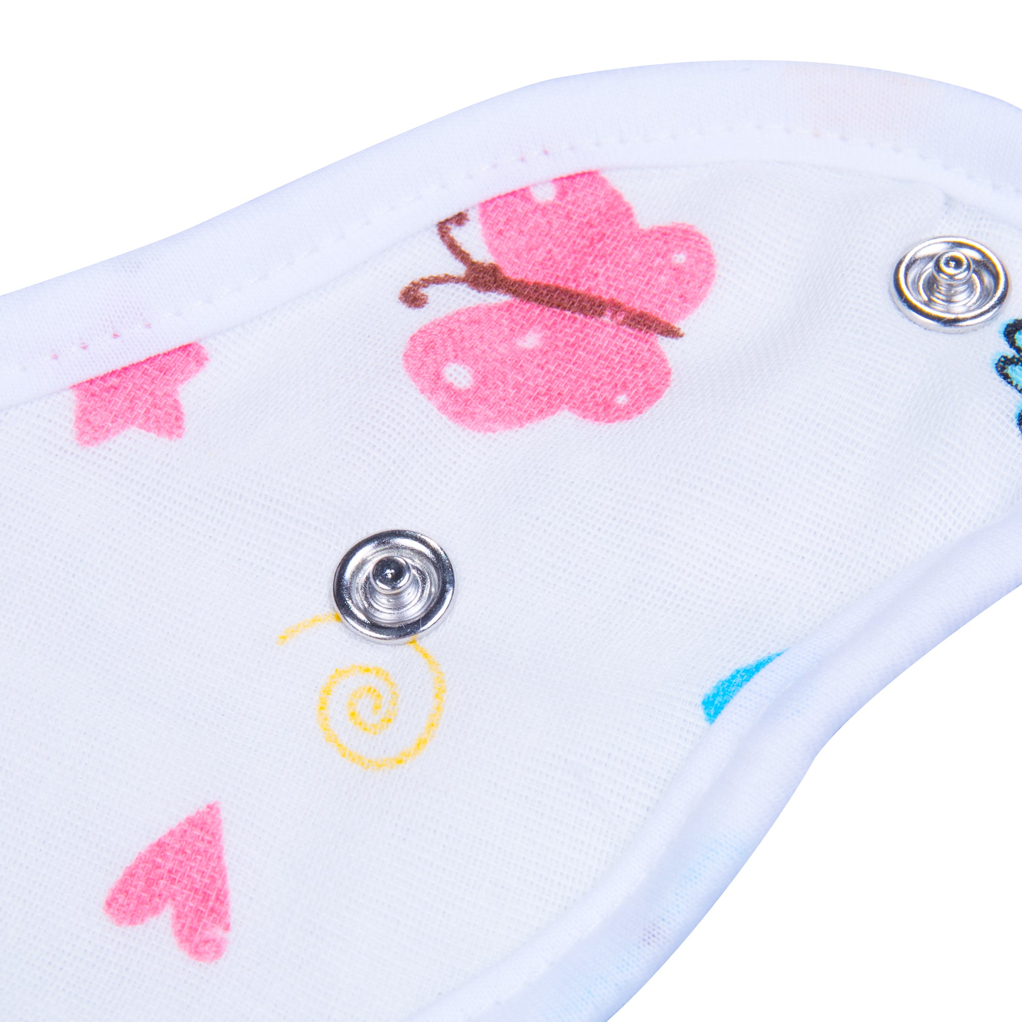 BIG ELEPHANT 6pcs/7pcs Baby Bibs – Soft Cotton Drool Bibs for Teething and Drooling Babies, Suitable for 0-36 Months