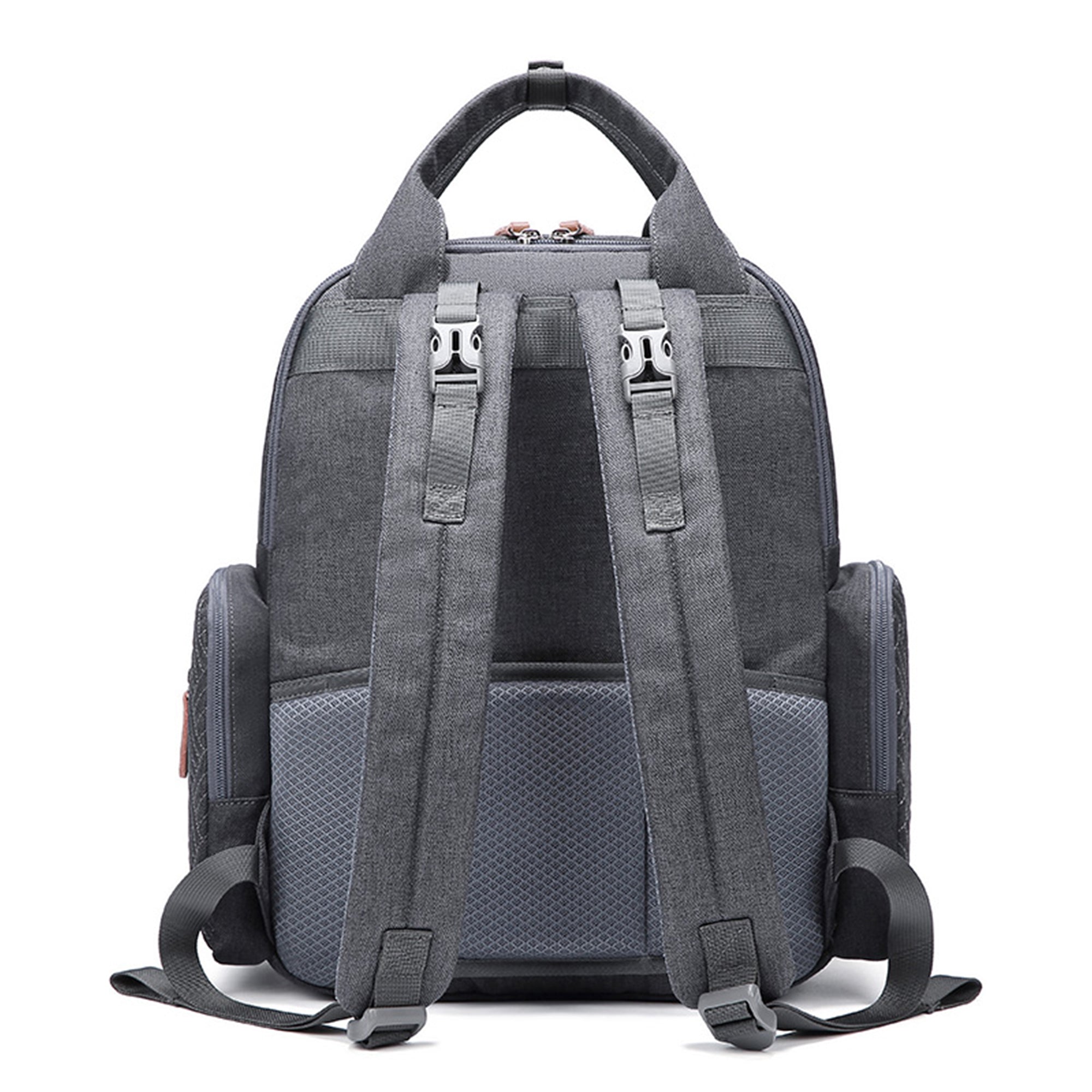 Waterproof Baby Diaper Bag Backpack, Maternity Nappy Bag with Dry & Wet Separation, 12x7x16 Inches