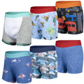 BIG ELEPHANT 6-Pack Unisex Cotton Potty Training Pants – Soft & Absorbent Toddler Boxer Style Underwear for Boys & Girls, Sizes 2–5Y