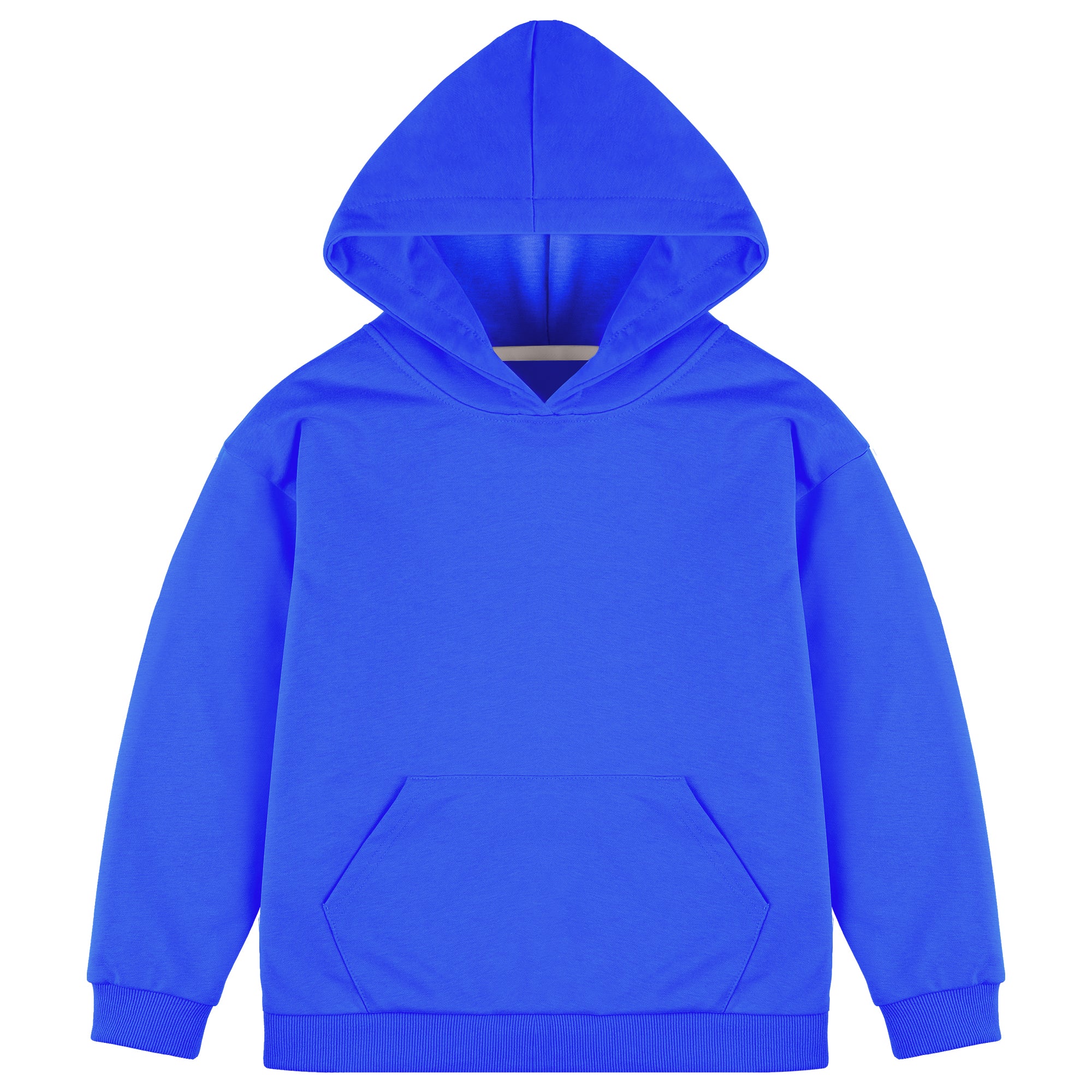 BIG ELEPHANT Boys’ and Girls’ Lightweight 100% Cotton Hooded Sweatshirt with Pocket – Long Sleeve for School & Everyday Wear