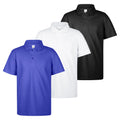 Boys Polo Shirts 3-Pack, Soft Breathable School Uniform Shirts for Kids 6–16, Short Sleeve Everyday Wear