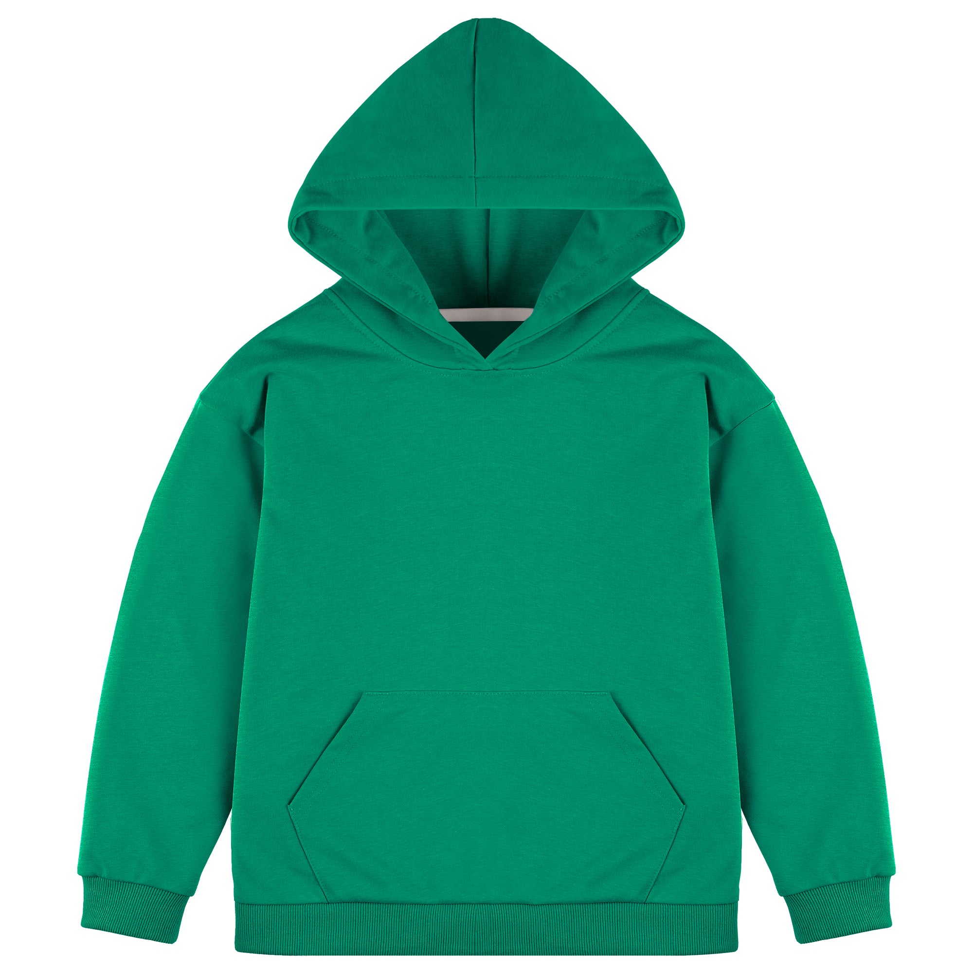 BIG ELEPHANT Boys’ and Girls’ Lightweight 100% Cotton Hooded Sweatshirt with Pocket – Long Sleeve for School & Everyday Wear