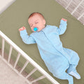 Baby Crib Sheets for Boys Girls, Fitted Elastic Mattress Cover, Army Green, Lavender, Light Blue, Pink