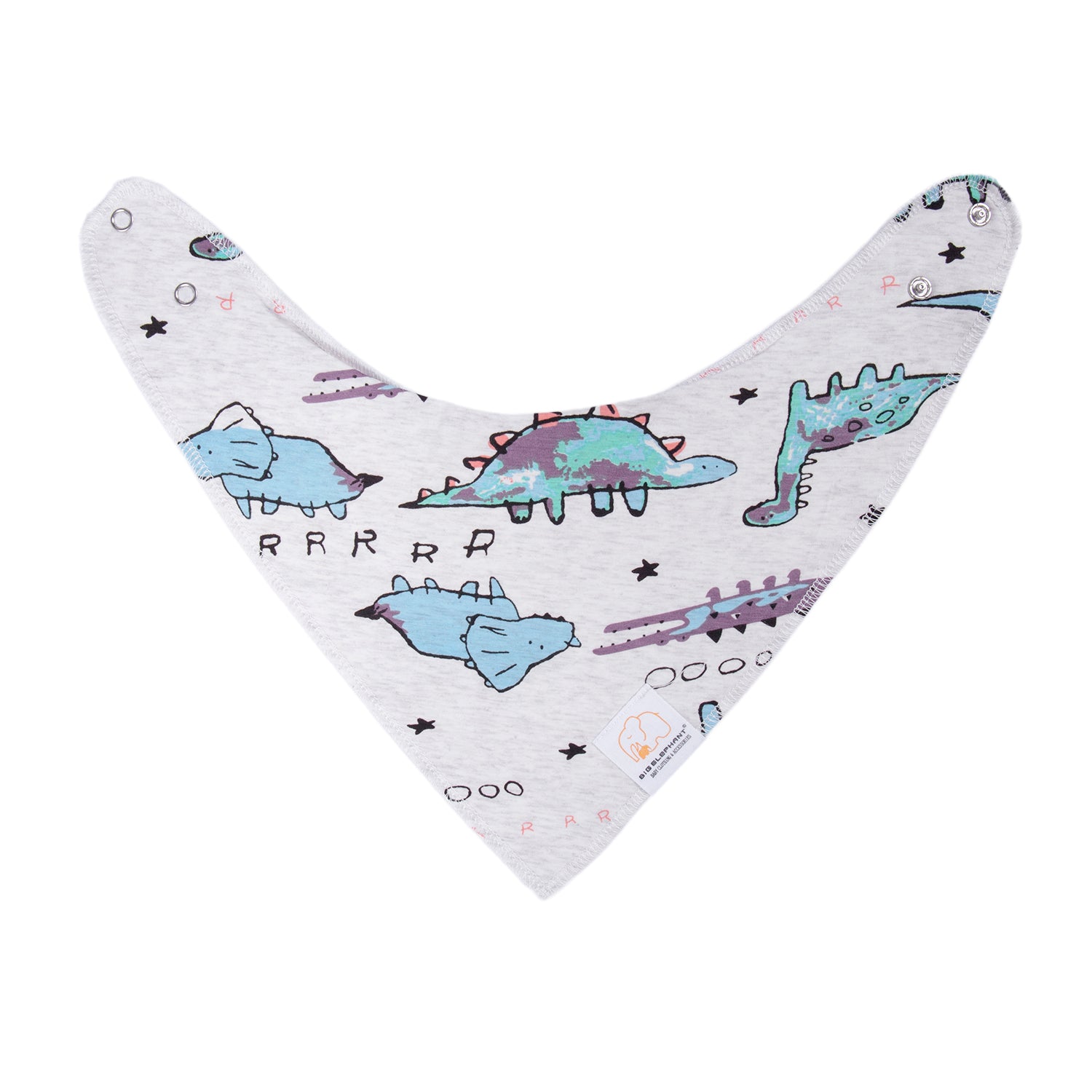BIG ELEPHANT 6pcs/7pcs Baby Bibs – Soft Cotton Drool Bibs for Teething and Drooling Babies, Suitable for 0-36 Months
