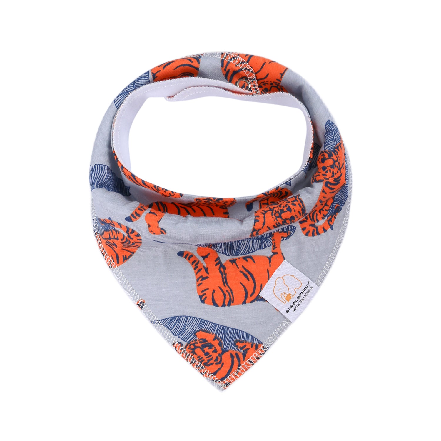 BIG ELEPHANT 6pcs/7pcs Baby Bibs – Soft Cotton Drool Bibs for Teething and Drooling Babies, Suitable for 0-36 Months