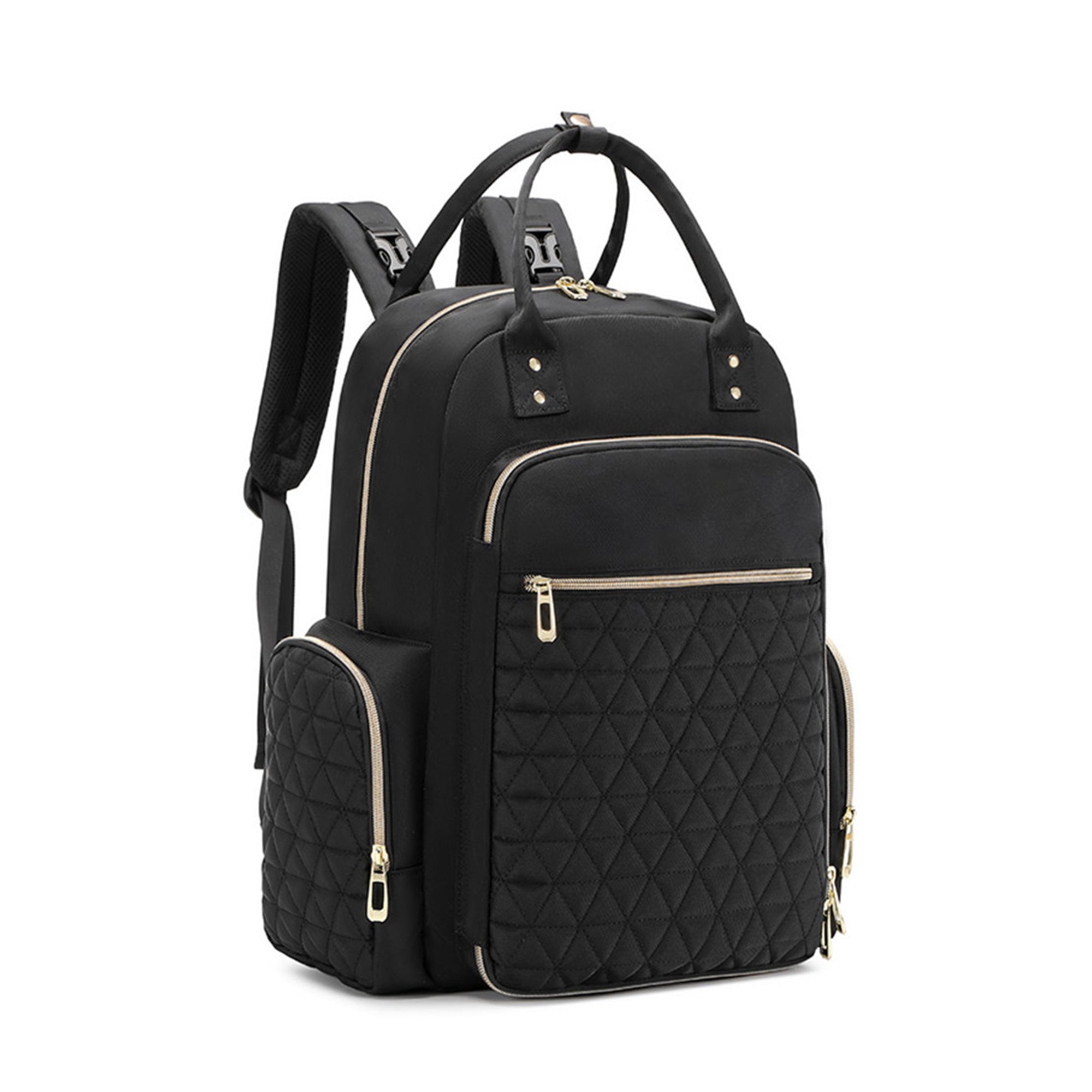 Multifunction Baby Diaper Bag Backpack, Travel Maternity Nappy Bag for Moms, 12x7x16 Inches