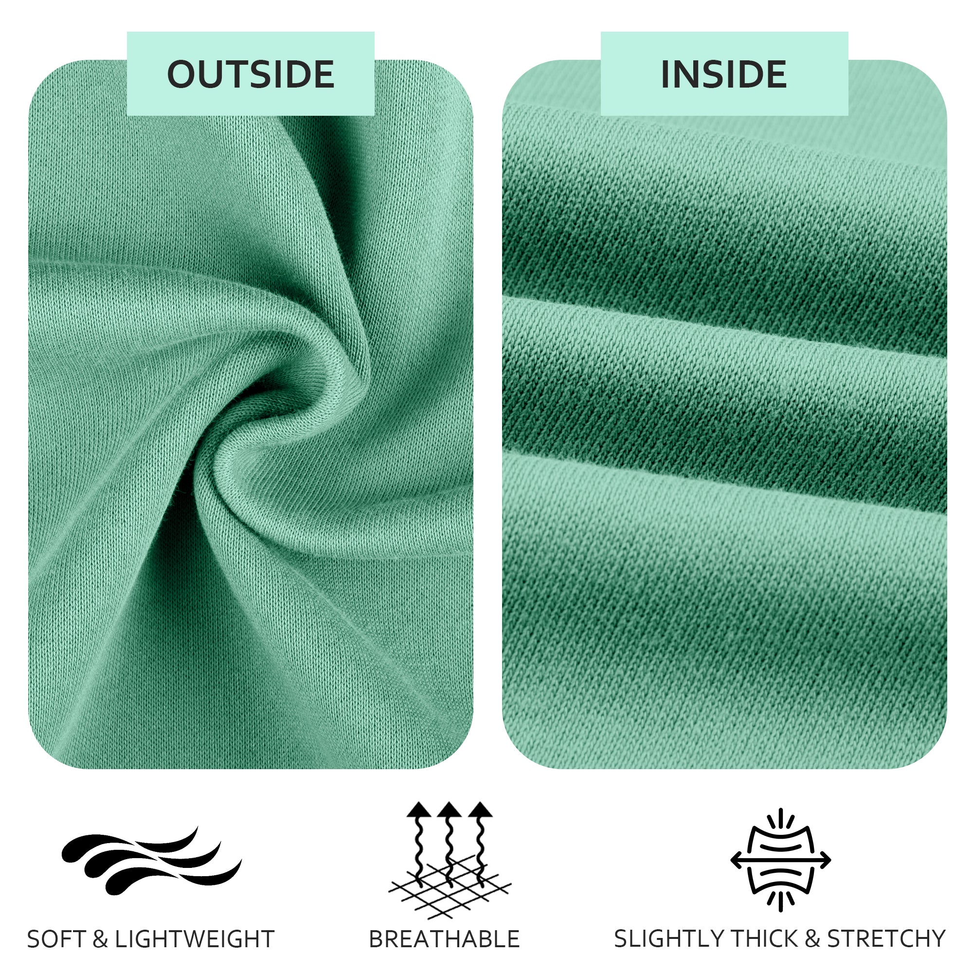 Men's 100% Cotton Hoodie – Double-Layer Pullover Sweatshirt in Solid Color, Long Sleeve for Year-Round Casual Wear