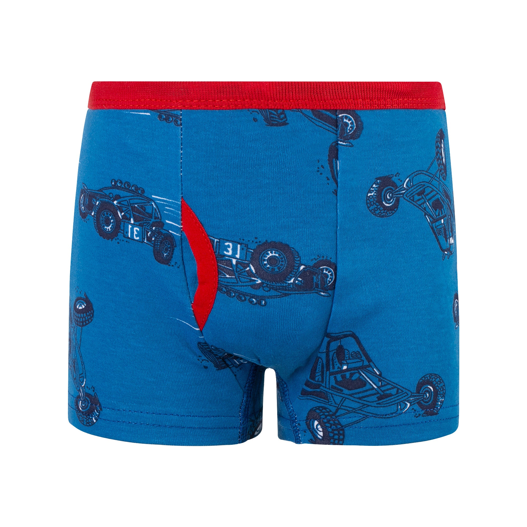 BIG ELEPHANT 10-Pack Boys' Cotton Boxer Briefs – Soft, Breathable Toddler Underwear with Fun Dinosaur Prints, Size 3T-10Y