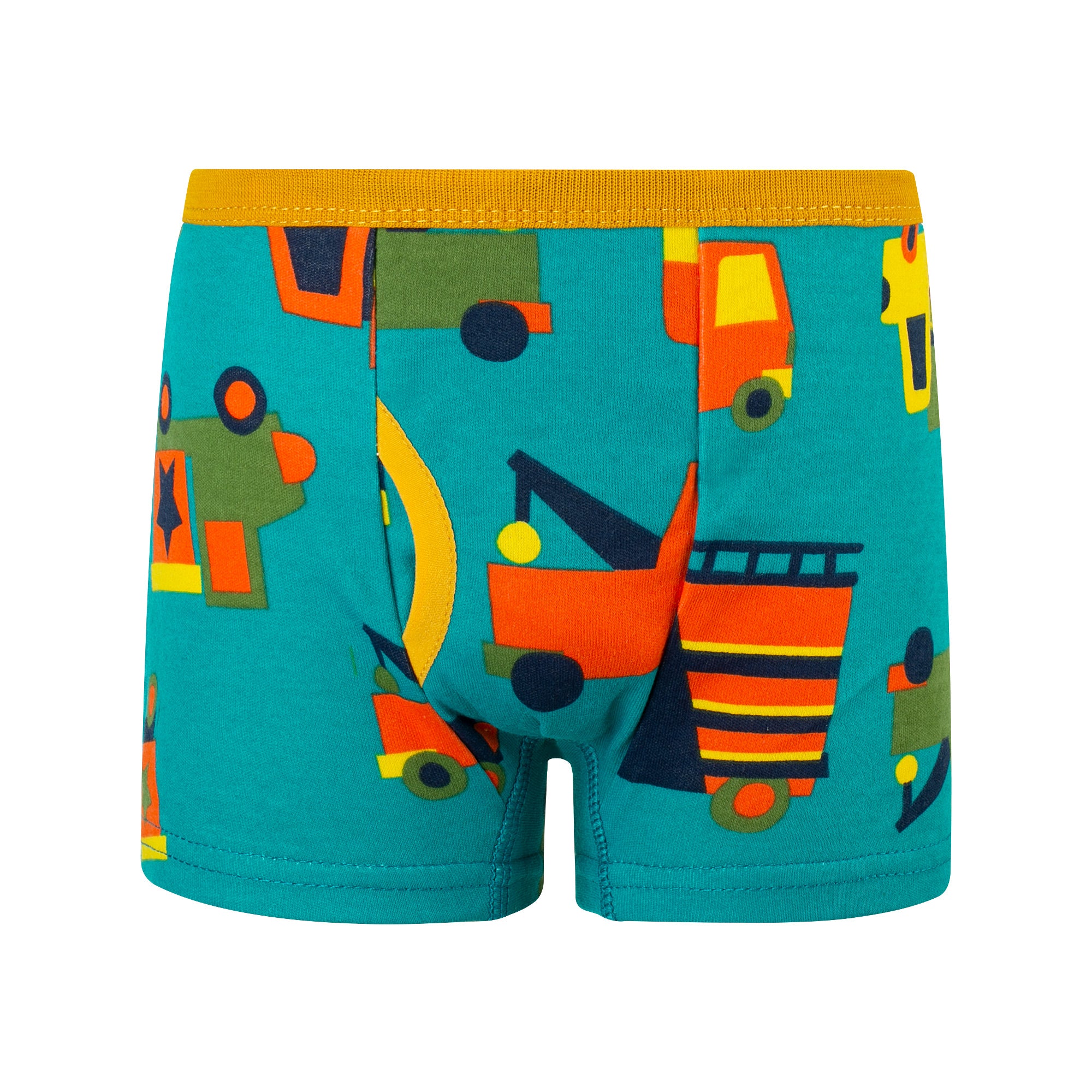BIG ELEPHANT 10-Pack Boys' Cotton Boxer Briefs – Soft, Breathable Toddler Underwear with Fun Dinosaur Prints, Size 3T-10Y