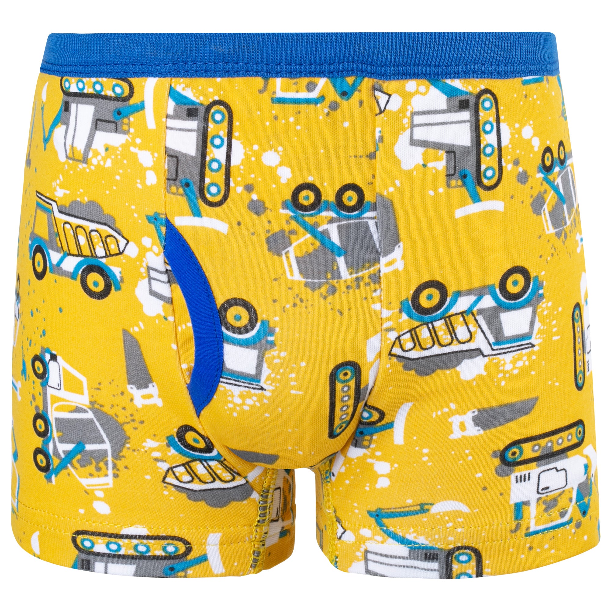 BIG ELEPHANT 10-Pack Boys' Cotton Boxer Briefs – Soft, Breathable Toddler Underwear with Fun Dinosaur Prints, Size 3T-10Y