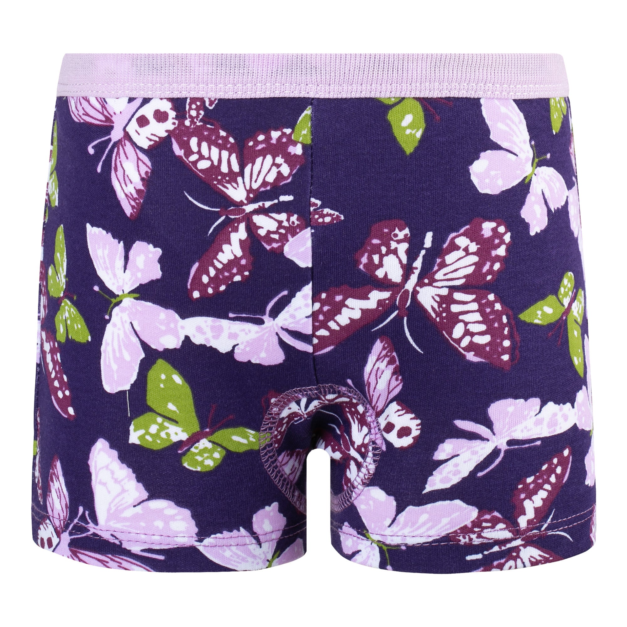 BIG ELEPHANT 10-Pack Girls Cotton Boxer Briefs Underwear – Soft, Breathable Toddler Panties (Sizes 3T-10Y)