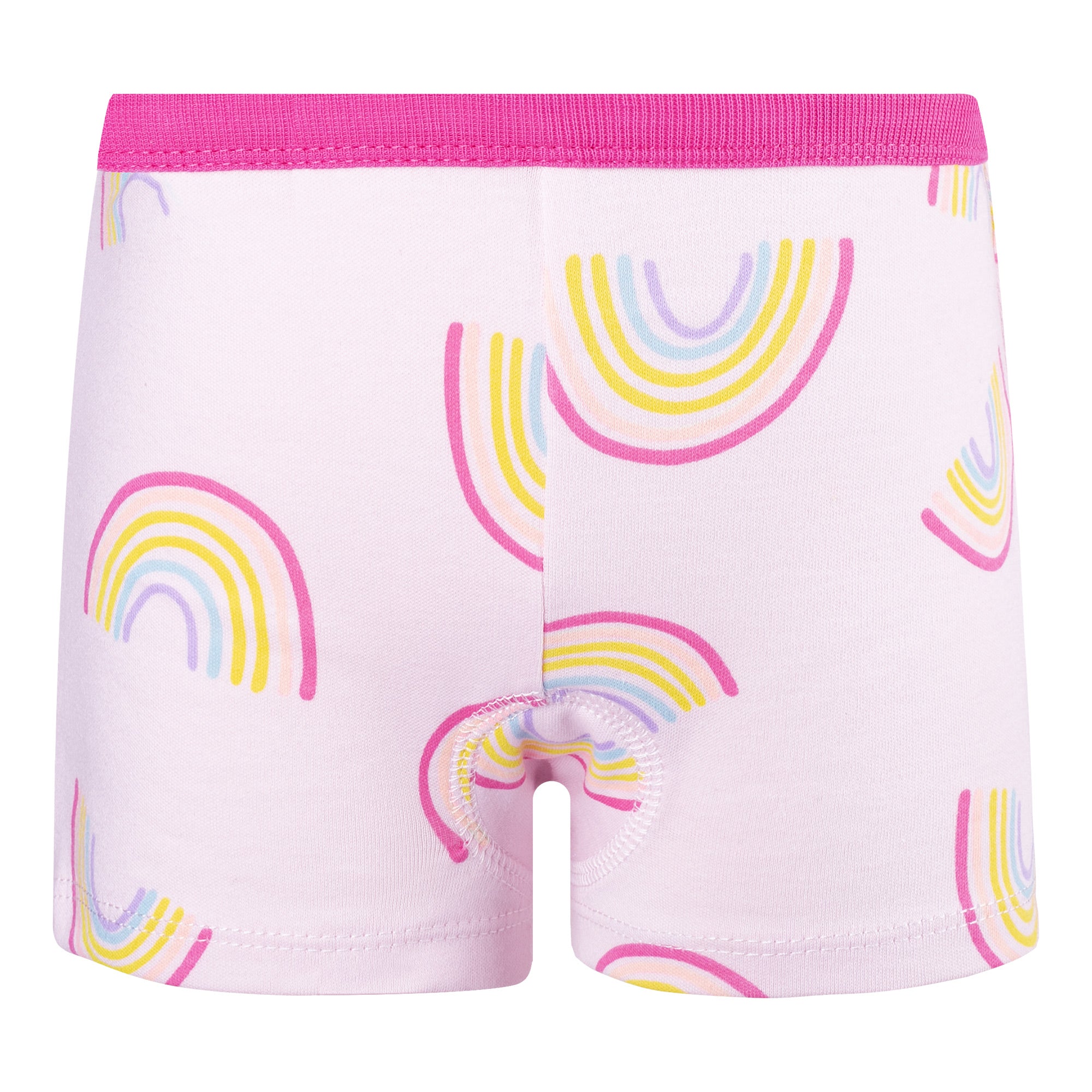 BIG ELEPHANT 10-Pack Girls Cotton Boxer Briefs Underwear – Soft, Breathable Toddler Panties (Sizes 3T-10Y)