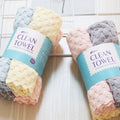 Microfiber cleaning cloths in pastel colours — Clean Towel packs