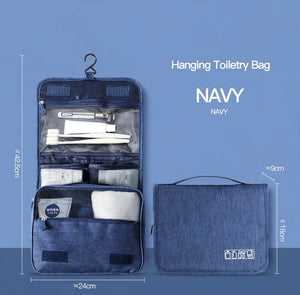 Hanging Toiletry Bag — Navy