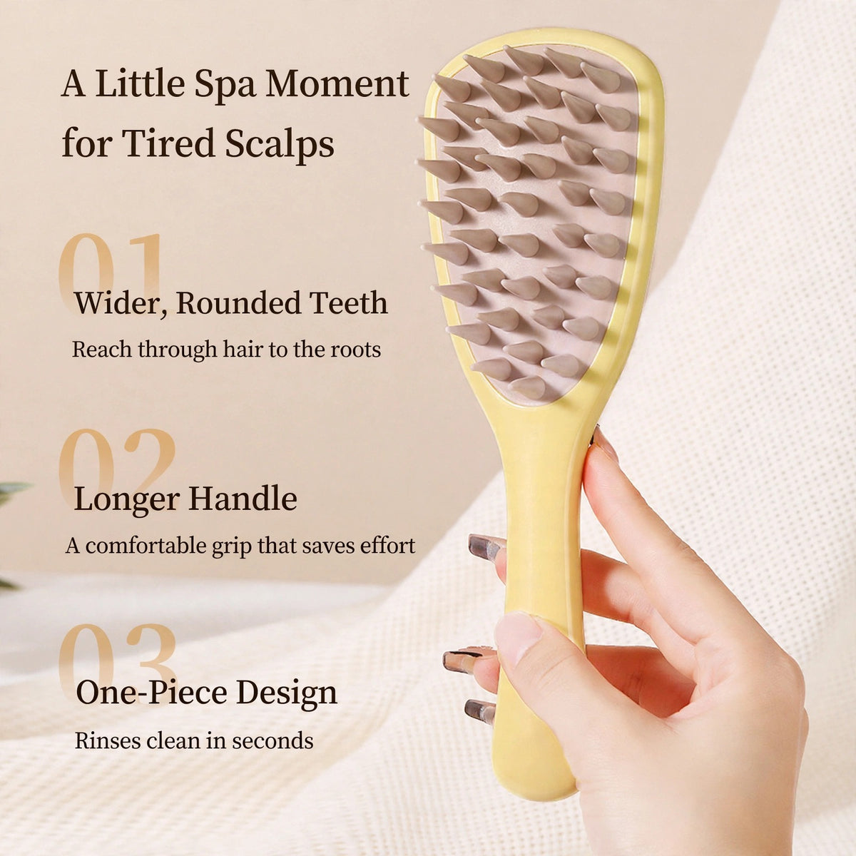 A little spa moment for tired scalps