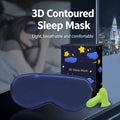 3D contoured sleep mask