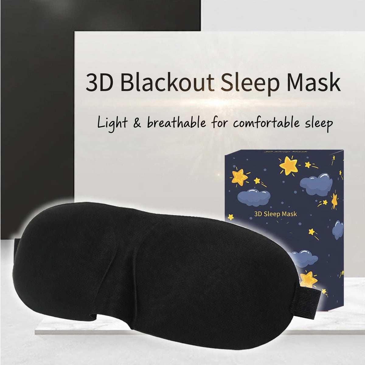 3D blackout sleep mask