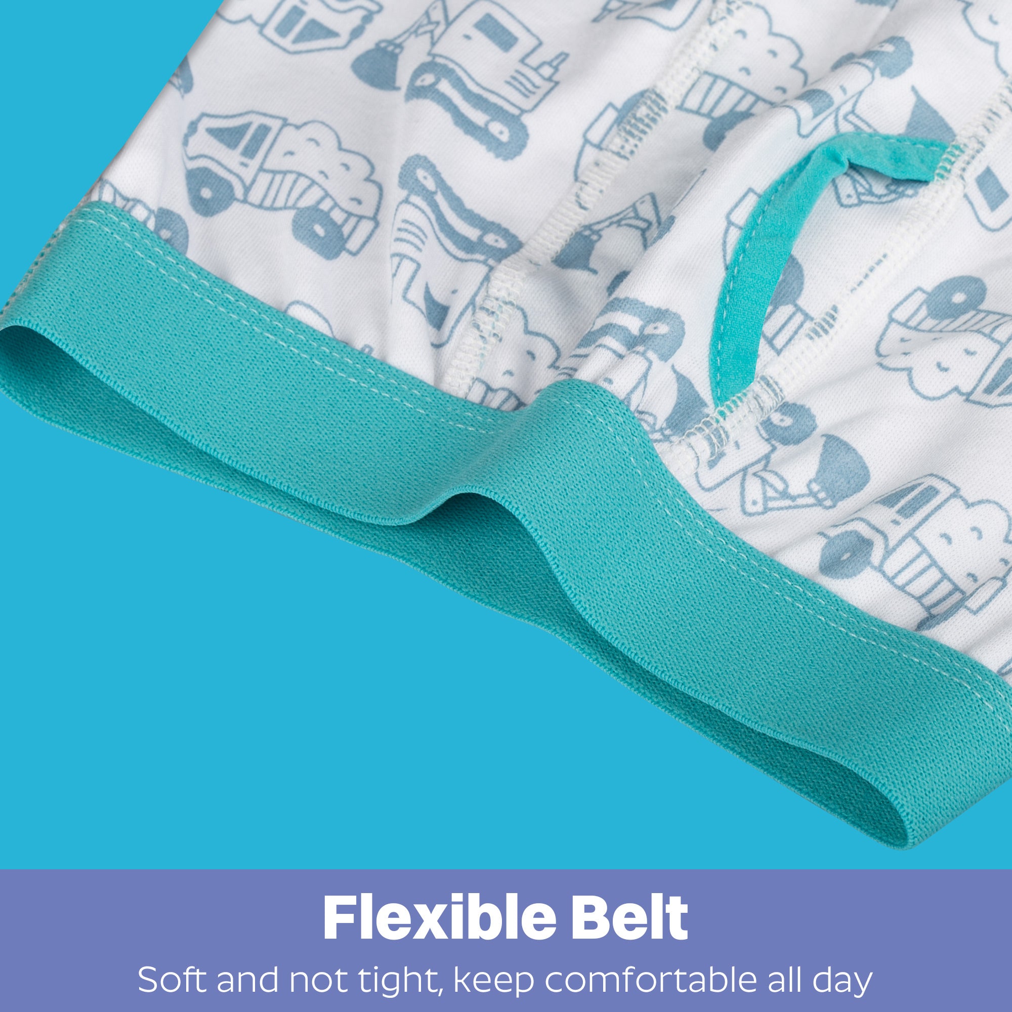 BIG ELEPHANT 10-Pack Boys' Cotton Boxer Briefs – Soft, Breathable Toddler Underwear with Fun Dinosaur Prints, Size 3T-10Y