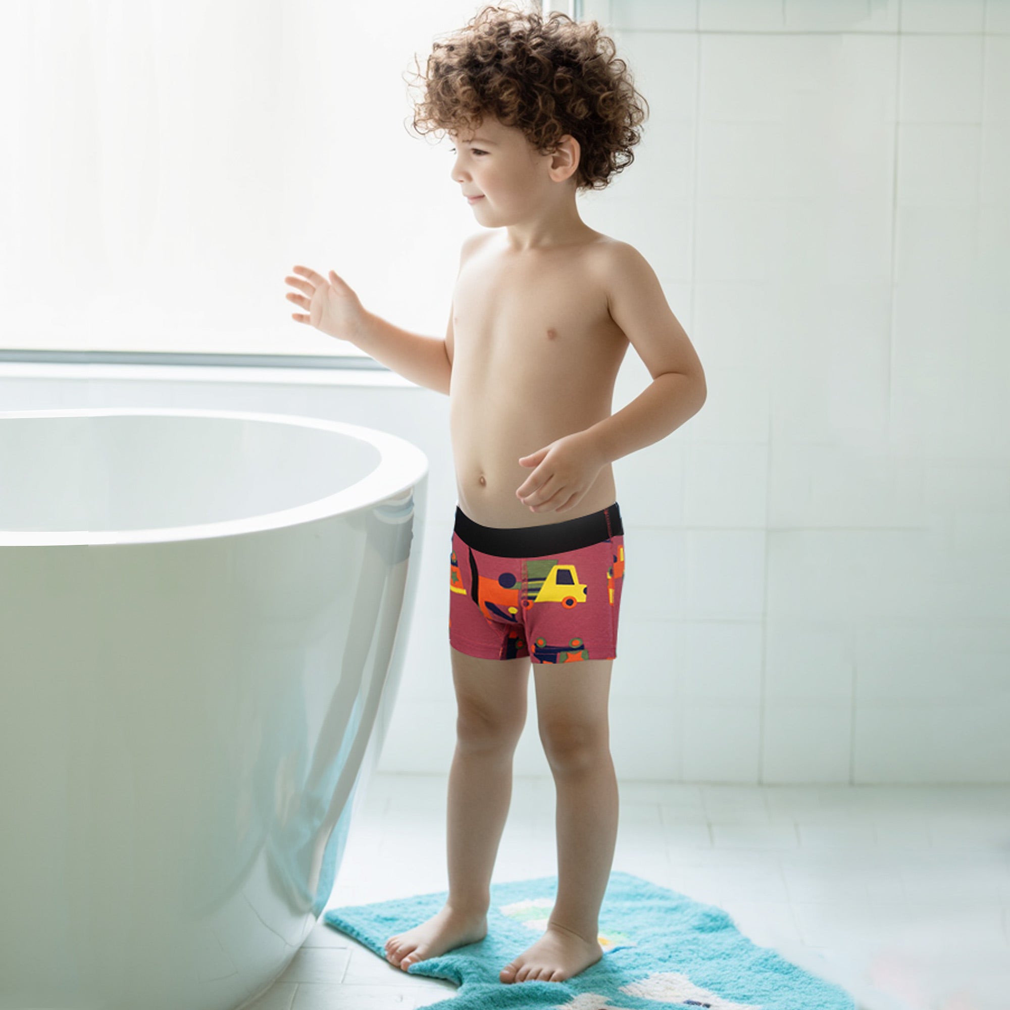 BIG ELEPHANT 10-Pack Boys' Cotton Boxer Briefs – Soft, Breathable Toddler Underwear with Fun Dinosaur Prints, Size 3T-10Y